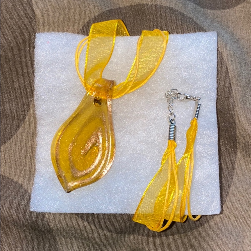 New w/o tags Yellow/Gold Handmade